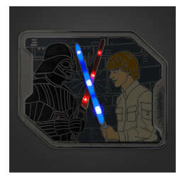 Star Wars - Light Up Battles - Darth Vadar and Luke Skywalker Lightsaber Battle - DSUS