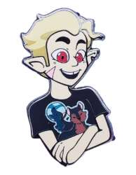 'Fantasy Pin Series: CatsnCraftsStudios - Wolf Shirt Hunter'
