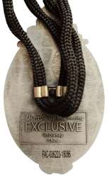 'Cast Exclusive Bolo Lanyards - Silver Sculpted Haunted Mansion Plaque - WDI'