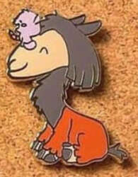 'Fantasy Pin Series: KathlenesCreations - Llama Kuzco and Cat Yzma - FSY'