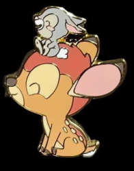 'Fantasy Pin Series: KathlenesCreations - Bambi and Thumper - FSY'