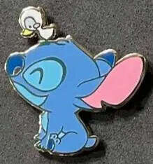 'Fantasy Pin Series: KathlenesCreations - Stitch and duckling - FSY'