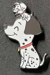'Fantasy Pin Series: KathlenesCreations - Pongo and dalmatian puppy - FSY'