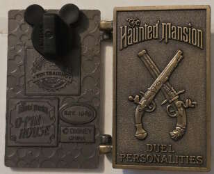 9348 - Haunted Mansion O'Pin House - Duel Personalities Hinged Pin - Disneyland Resort alternate image