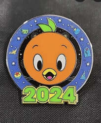 2024 Dated Year Pins - Brave New World Dated Mystery Collection - Orange Bird - MLT