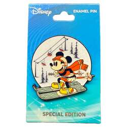 'Disney Pins Blog (DPB) Exclusives - Mickey Mouse Skiing Glitter - DLIC'