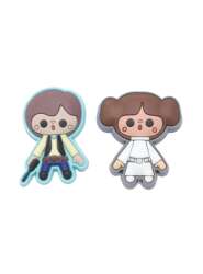 Han and Leia Rubber Pin Set