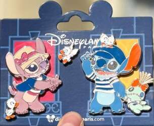 93738 - Parisian Characters - Angel & Stitch + Duckling - Disneyland Resort Paris alternate image