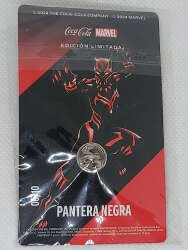93742 - Mexican Coca-Cola Marvel Pins - Black Panther - Disney Licensed alternate image