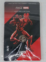 93746 - Mexican Coca-Cola Marvel Pins - Groot - Disney Licensed alternate image