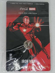 93747 - Mexican Coca-Cola Marvel Pins - Iron Man - Disney Licensed alternate image