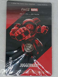 93748 - Mexican Coca-Cola Marvel Pins - Juggernaut - Disney Licensed alternate image