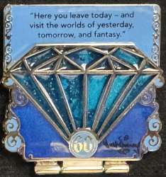Walt Disney - Anniversary - Blue - Quote