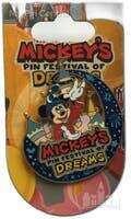 Mickey&#039;s Pin Festival of Dreams - Wizard Mickey with Cinderella’s Castle - DLR