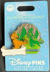 94074 - EPCOT International Flower & Garden Festival 2025 - Simba Topiary Slider - Walt Disney World alternate image