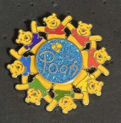 Pooh rainbow spinner
