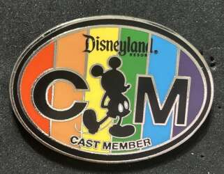 Disneyland Cast Member Pride Name Badge