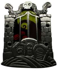 94179 - Build-a-Pin: 2nd Generation - Jack & Sally with Spiral Hill Cemetery Base Set — Cemetery Base ONLY alternate image