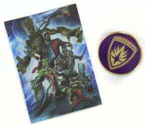 94302 - NECA Marvel Die-Struck Pin & Card Mystery Collection - Guardians of the Galaxy Symbol - Disney Licensed alternate image