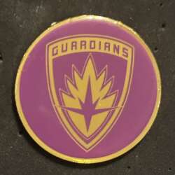 Purple guardians of the galaxy logo