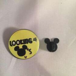 WDW Hidden Mickey Series 2010: Pin Trading Phrases Collection - Looking 4 Mickeys - WDW