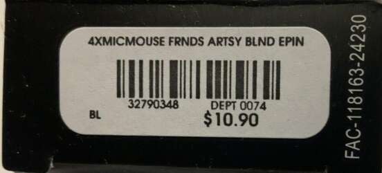 94656 - Loungefly - Mickey & Friends Artwork Blind Box - Unopened Box - Loungefly alternate image