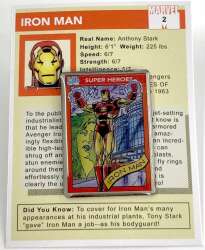 Click to view the Iron Man Trading Card details