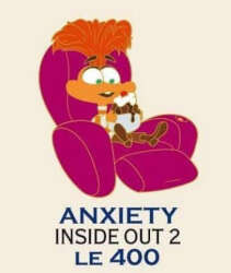 94817 - (PTD) Pin Trader's Delight Series - Anxiety - Disney Studio Store Hollywood / Soda Fountain alternate image