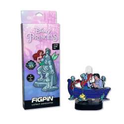 94922 - FiGPiN Quest - The Little Mermaid - Ariel & Prince Eric Kiss the Girl Boat Scene #1815 Rare - FiGPiN alternate image
