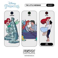 94922 - FiGPiN Quest - The Little Mermaid - Ariel & Prince Eric Kiss the Girl Boat Scene #1815 Rare - FiGPiN alternate image