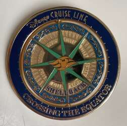 'Disney Cruise Line Destinations: South Pacific - Disney Wonder Crossing the Equator Pollywog Hawaii-Sydney Spinner - DCL'