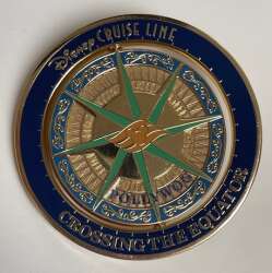 Disney Wonder Crossing the Equator Pollywog Hawaii-Sydney Spinner