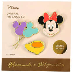 'ACCOMMODE x Nakajima Sisters - Disney Retro Pins Set - Minnie Mouse - DLIC'