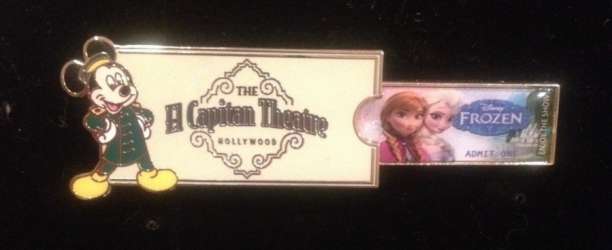 15 - El Capitan Theatre VIP Ticket GWP - Frozen - Disney Studio Store Hollywood / Soda Fountain alternate image