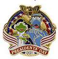 3762 - Presidents' Day - Kermit the Frog and Sam the Eagle alternate image