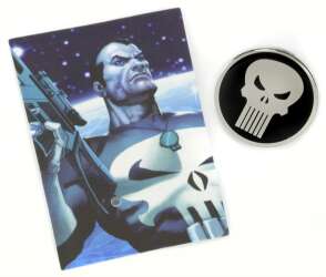 95494 - NECA Marvel Die-Struck Pin & Card Mystery Collection - The Punisher Symbol - Disney Licensed alternate image