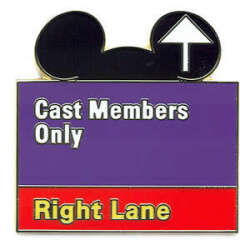 'Cast Exclusive - “Cast Members Only” Road Sign - WDW'