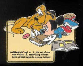 Click to view the Writing - Mickey & Pluto details