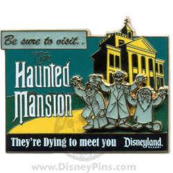 'Mickey's Pin Odyssey 2008 - Haunted Mansion Billboard - DLR'