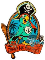 95841 - Pirates of the Caribbean Traditional Tattoo Collection - Shiver Me Feathers alternate image