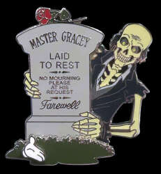 Master Gracey Haunted Mansion Tombstone