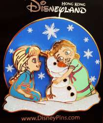 19150 - Young Anna and Young Elsa making Olaf alternate image