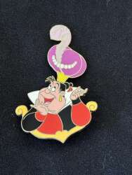 96124 - Disney Auctions (P.I.N.S.) - Queen of Hearts & Cheshire Cat Spinner - Disney Auctions alternate image