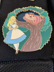 96142 - Disney Auctions (P.I.N.S.) - Alice & the Cheshire Cat Tree Spinner - Disney Auctions alternate image
