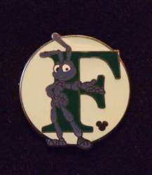 2009 Hidden Mickey - Alphabet - F for Flik - WDW