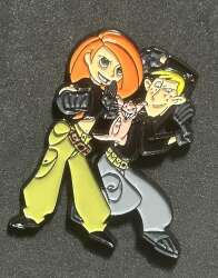 'Kim Possible, Ron Stoppable, and Rufus (soft enamel) - FSY'