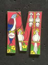 Tiki Room Letters Boxed Set - Letter M only