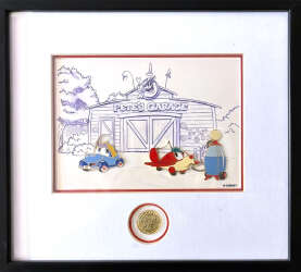 Pete's Garage Framed Set