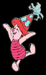 Pooh and Piglet Birthday Set