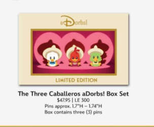 96797 - The Three Caballeros aDorbs! Box Set - Walt Disney Imagineering alternate image